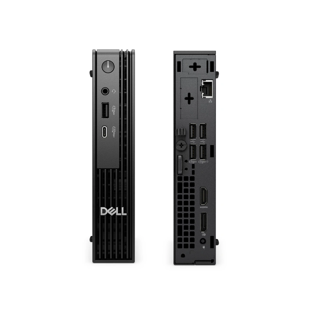 Mặt trước và mặt sau Dell Pro Micro QCM1250